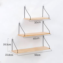 Load image into Gallery viewer, Scandinavian Metal Shelf Wall Rack - ModHomeSpace