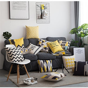 Nordic Geometric Printed Cushion Cover - ModHomeSpace