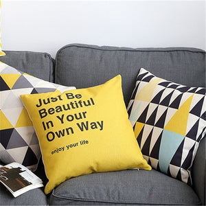 Nordic Geometric Printed Cushion Cover - ModHomeSpace