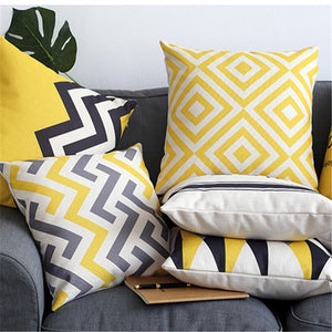 Nordic Geometric Printed Cushion Cover - ModHomeSpace