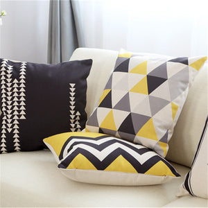 Nordic Geometric Printed Cushion Cover - ModHomeSpace