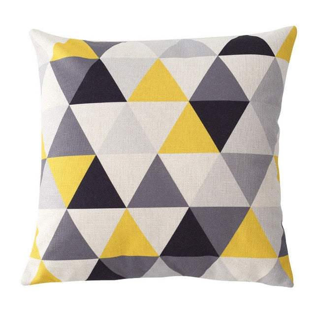 Nordic Geometric Printed Cushion Cover - ModHomeSpace