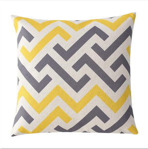 Nordic Geometric Printed Cushion Cover - ModHomeSpace