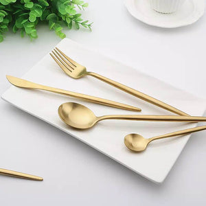 Luxury Stainless Steel Tableware Set - ModHomeSpace