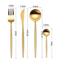 Load image into Gallery viewer, Luxury Stainless Steel Tableware Set - ModHomeSpace