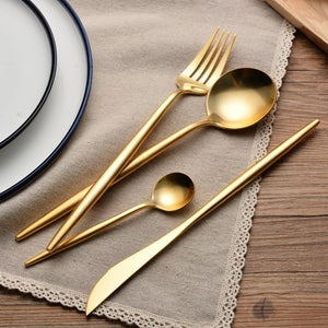 Luxury Stainless Steel Tableware Set - ModHomeSpace