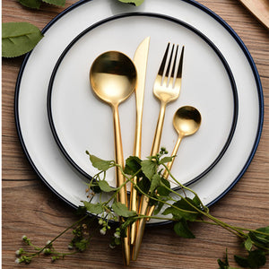 Luxury Stainless Steel Tableware Set - ModHomeSpace