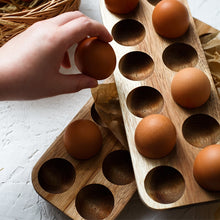 Load image into Gallery viewer, Japanese Style Wooden Egg Storage Box - ModHomeSpace