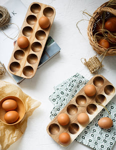 Japanese Style Wooden Egg Storage Box - ModHomeSpace