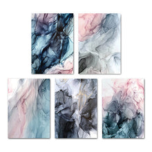 Load image into Gallery viewer, Colorful Ink Abstract Wall Art - ModHomeSpace