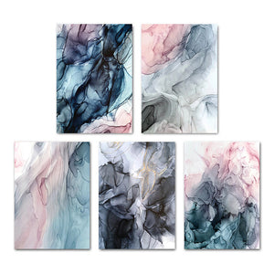 Colorful Ink Abstract Wall Art - ModHomeSpace