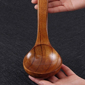 Kitchen Long Handle Wooden Spoon - ModHomeSpace