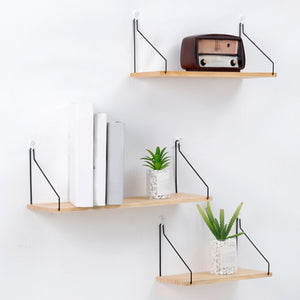 Scandinavian Metal Shelf Wall Rack - ModHomeSpace