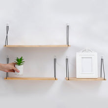 Load image into Gallery viewer, Scandinavian Metal Shelf Wall Rack - ModHomeSpace