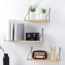 Load image into Gallery viewer, Scandinavian Metal Shelf Wall Rack - ModHomeSpace