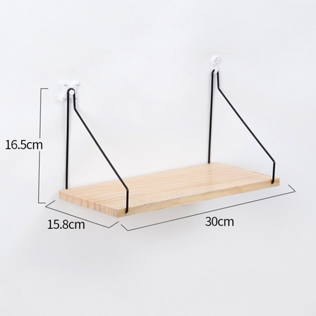 Scandinavian Metal Shelf Wall Rack - ModHomeSpace