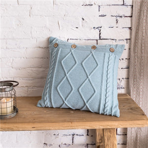 Elegant Knitted Cushion Cover - ModHomeSpace