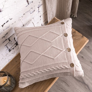 Elegant Knitted Cushion Cover - ModHomeSpace