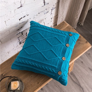 Elegant Knitted Cushion Cover - ModHomeSpace