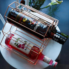 Load image into Gallery viewer, Minimalist Metal Wine Rack - ModHomeSpace